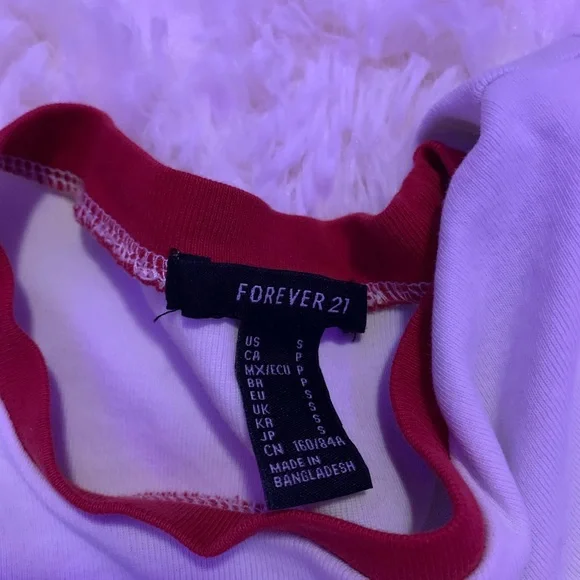 Small forget 21 cropped shirt - Picture 1 of 2